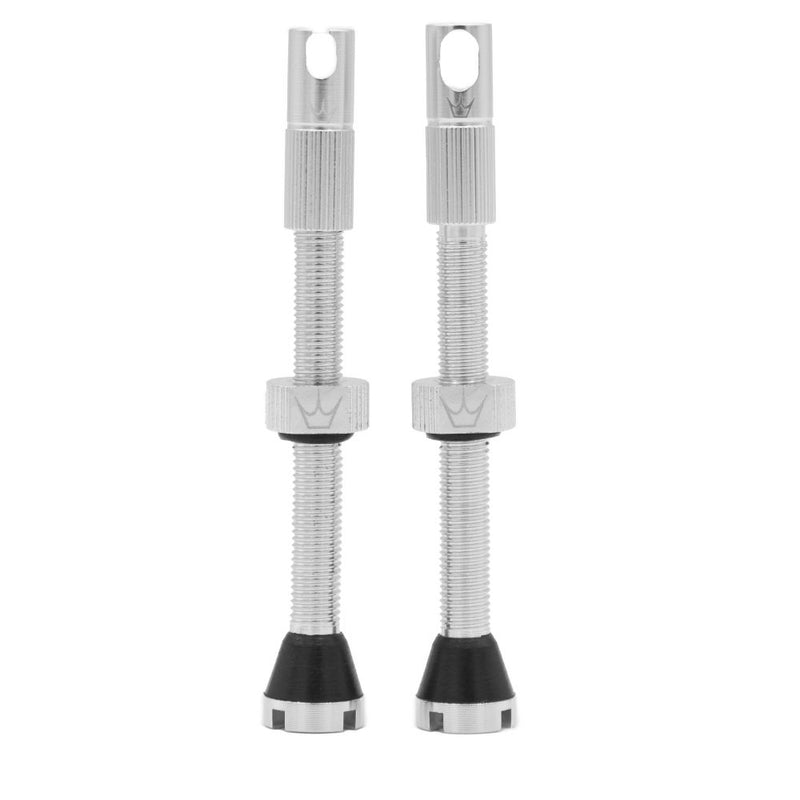 Peaty's X Chris King MK2 Tubeless Valves Presta - Integrated Spoke Key & Valve Core Removal Caps, Mountain Bike, Road & Gravel Bicycle Tyre, Insert Compatible, 7075 Aluminium - 42mm &