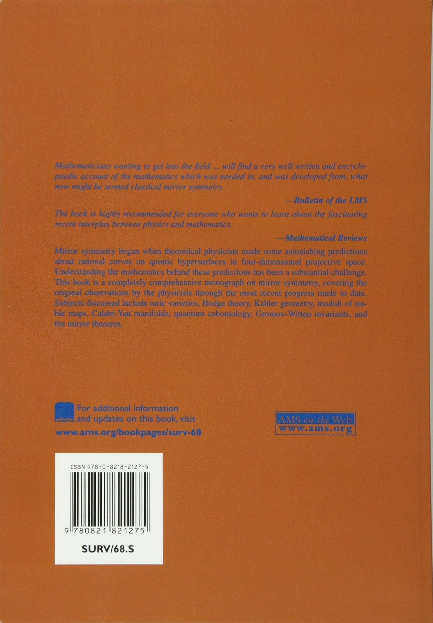 Mirror Symmetry and Algebraic Geometry