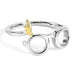 Official Harry Potter Sterling Silver Lightning Bolt & Glasses ring size Medium by The Carat Shop