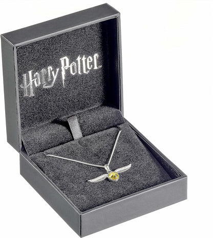 Harry Potter Golden Snitch Necklace Embellished with Crystals Elements by The Carat Shop