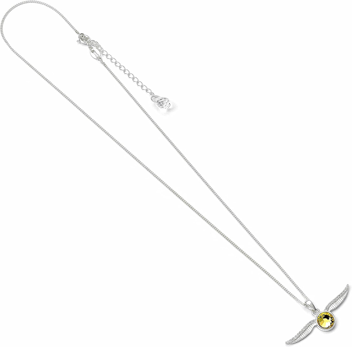 Harry Potter Golden Snitch Necklace Embellished with Crystals Elements by The Carat Shop