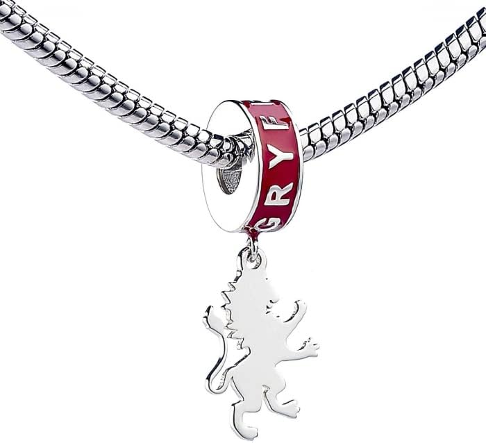 Harry Potter Sterling Silver Gryffindor House Slider Charm
