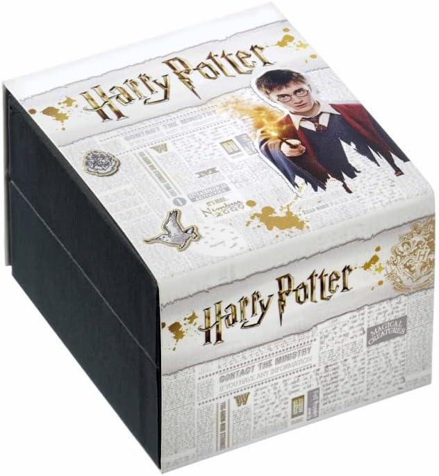 Harry Potter Sterling Silver Fawkes Rose Gold Plated Ring Size Large