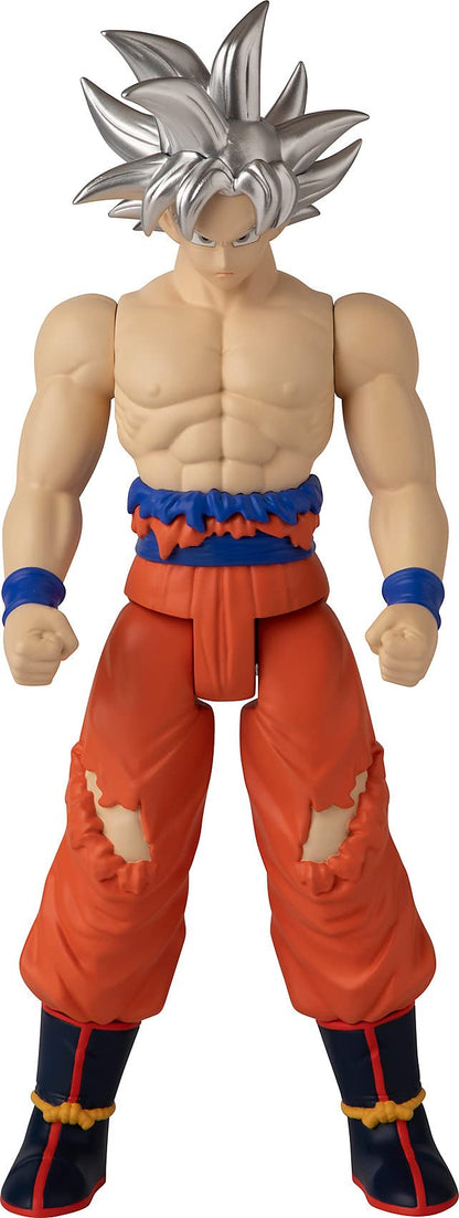 BANDAI - Dragon Ball Super - Goku Ultra Instinkt - Limit Breaker Figur 30 cm - Offizielle Dragon Ball Lizenz - Große Gelenkige Goku Ultra Instinct Figur - Spielzeug für Kinder ab 4 Jahren - 36734