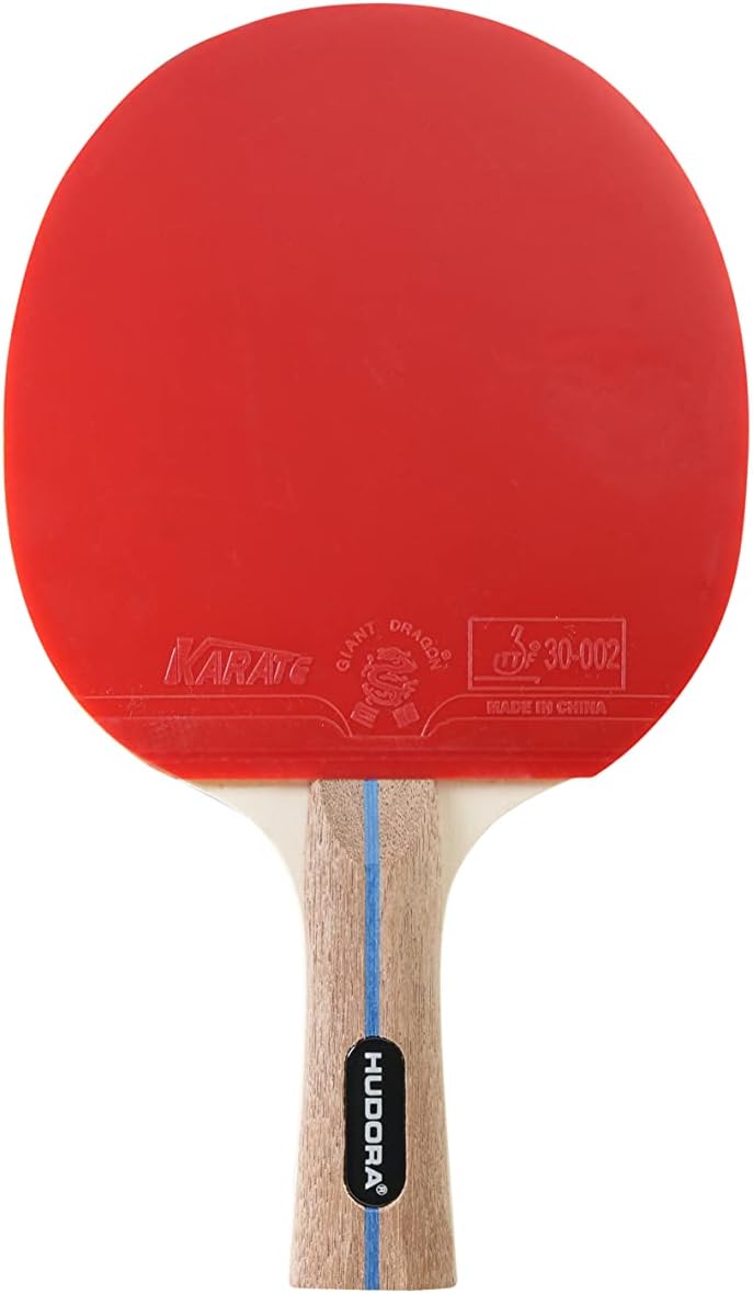 HUDORA Tischtennisset Tournament/Game/Match - Tischtennisschläger + Bälle - Mit Tasche - Für Anfänger und Profis Indoor & Outdoor Game table tennis set