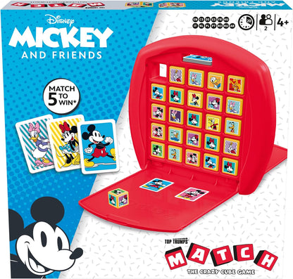Winning Moves - Match - Mickey and Friends - Kinderspiel - Alter 4+ - Multilingual