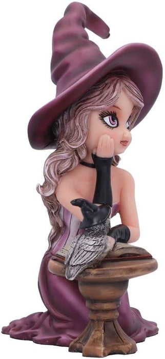 Nemesis Now Agatha Witch Figurine, Purple, 15cm