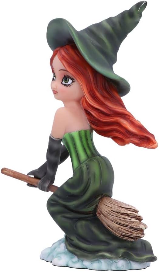 Nemesis Now Willow Witch Figurine, Green, 16cm