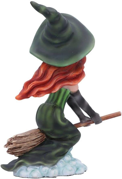 Nemesis Now Willow Witch Figurine, Green, 16cm