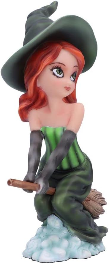 Nemesis Now Willow Witch Figurine, Green, 16cm