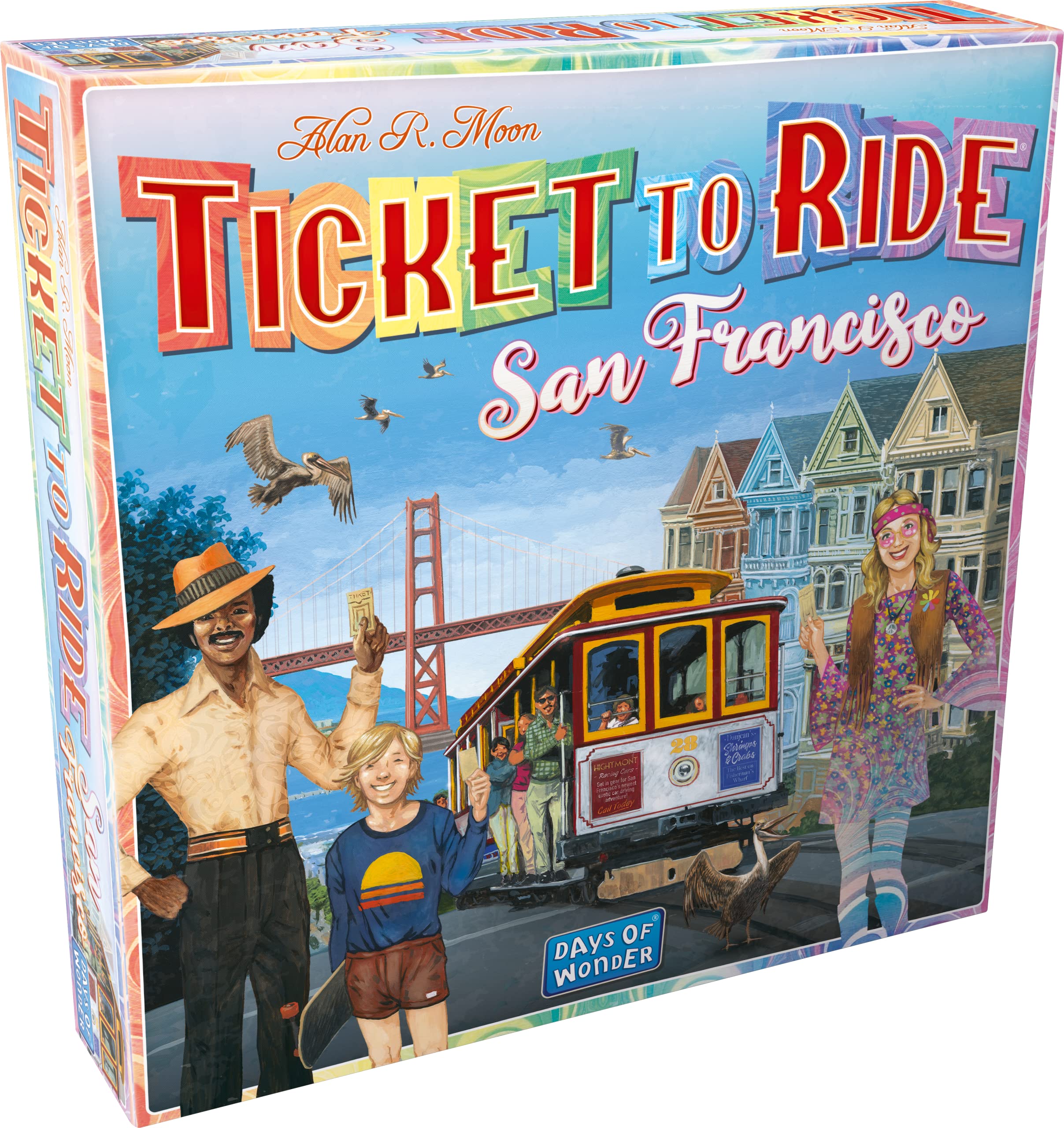 Asmodee - Ticket To Ride San Francisco, Board Game, 2-4 Players, 8+ Years, Italian Edition