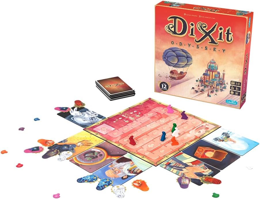 Asmodee Italia, Dixit Odyssey, Brettspiel, italienische Ausgabe, 8005.