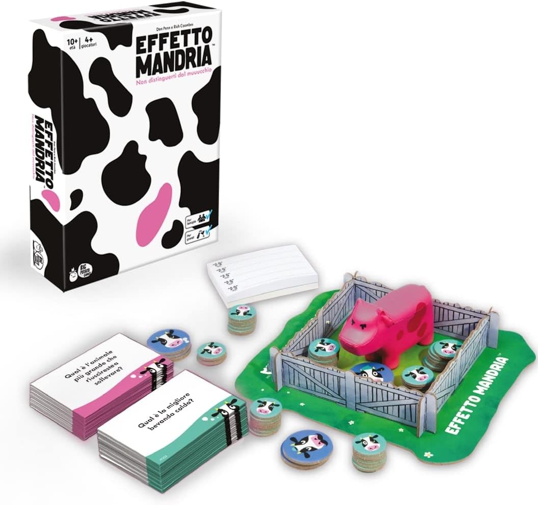 Asmodee - Herd Effect - Board Game, Funny Party Game, 4-20 Players, 10+ Years, English Edition
