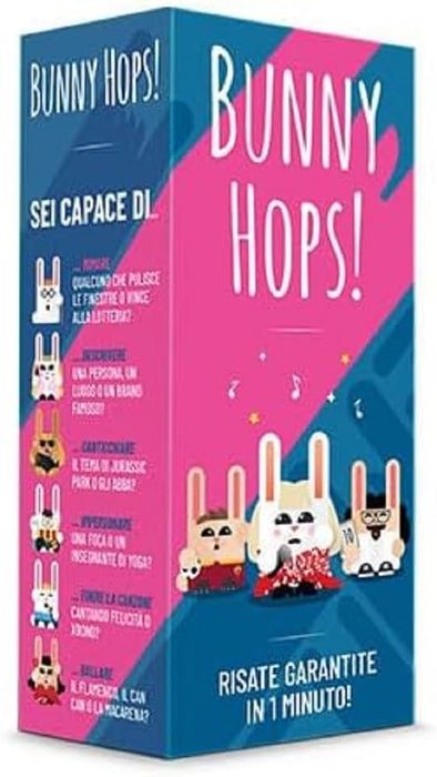 Asmodee Bunny Hops, Party Game, 4-16 Players, 14+ Years, Italian Edition
