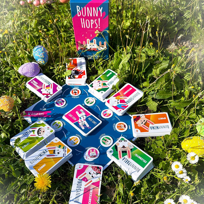 Asmodee Bunny Hops, Party Game, 4-16 Players, 14+ Years, Italian Edition
