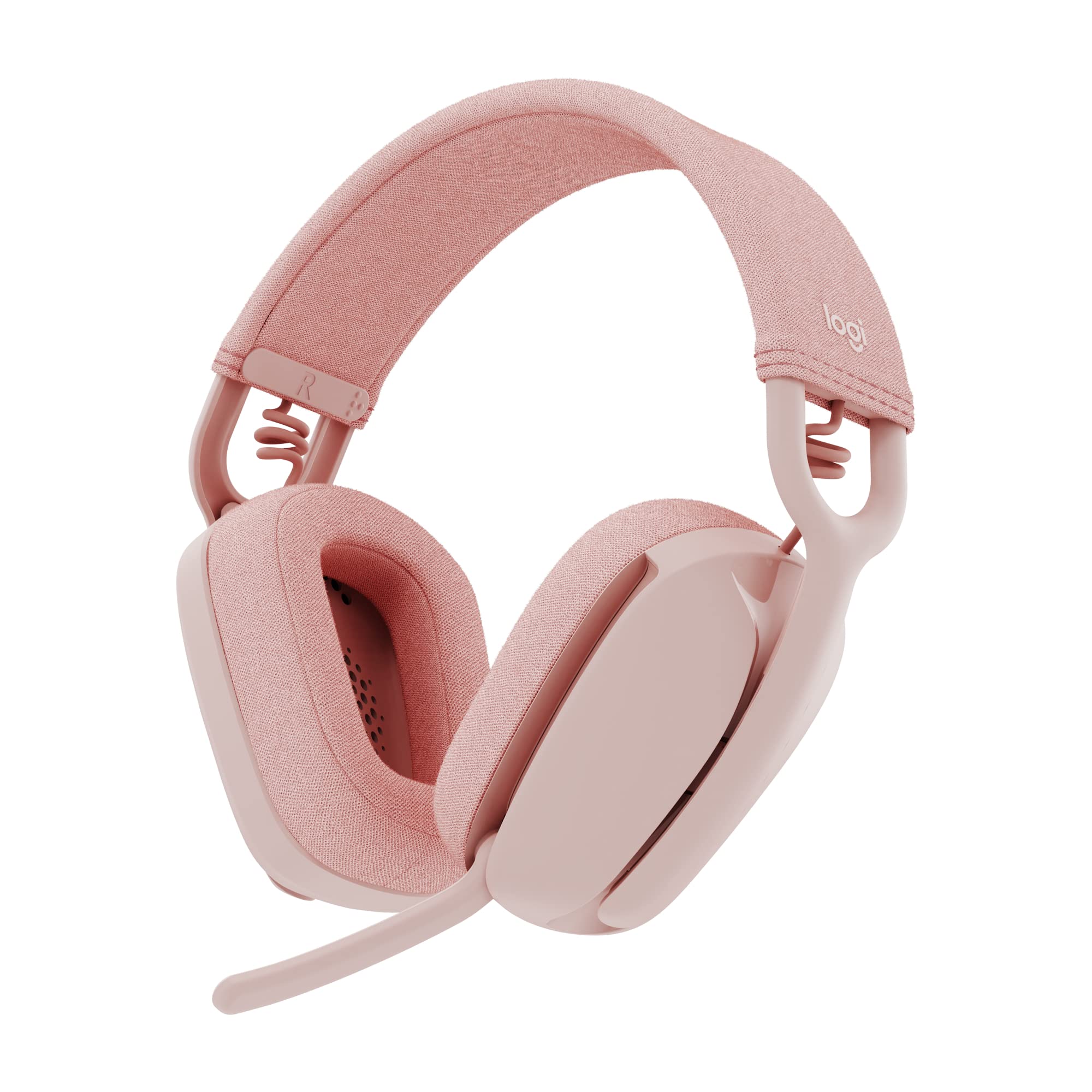 Logitech Zone Vibe 100 Lightweight Wireless Over-Ear Headphones with Noise-Cancelling Microphone, Advanced Multipoint Bluetooth Headset, Works with Teams, Google Meet, Zoom, Mac/PC