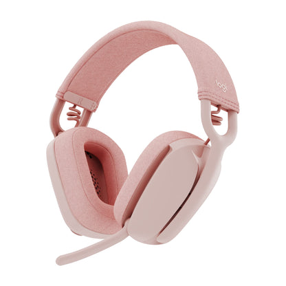 Logitech Zone Vibe 100 Lightweight Wireless Over-Ear Headphones with Noise-Cancelling Microphone, Advanced Multipoint Bluetooth Headset, Works with Teams, Google Meet, Zoom, Mac/PC