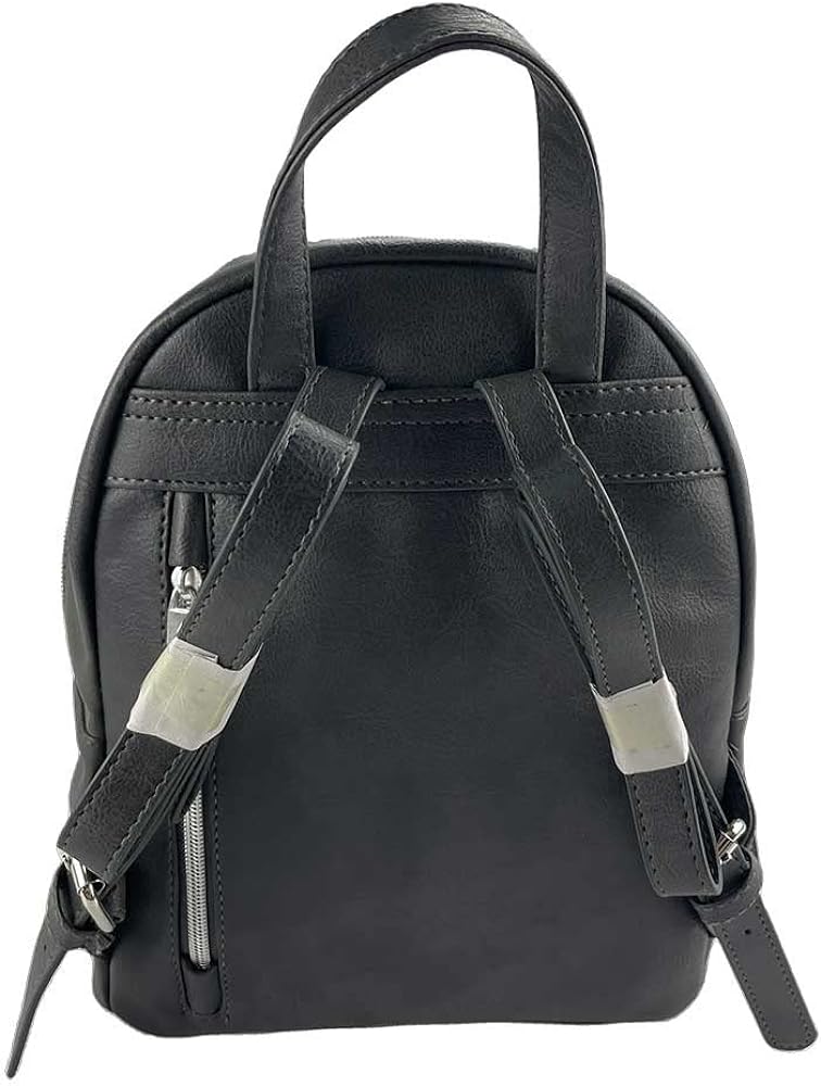 Red Robin Design Naruto Naruto Character Backpack 28cm, PU Leather, Black/Brown, Officially Licensed Naruto Merchandise, Sasuke Backpack, Adjustable Straps