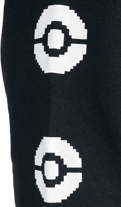 Pokémon Charmander Hombre Capucha con Cremallera Negro Regular