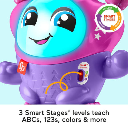 Fisher-Price DJ Bouncin’ Star Baby Toys | Educational Toys for 1 Year Old Boys and Girls | 1 Year Baby Gifts | Interactive Toys for 1 Year Old Girls and Boys | UK English Version 9-36m, HRC48