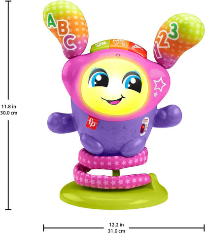 Fisher-Price DJ Bouncin’ Star Baby Toys | Educational Toys for 1 Year Old Boys and Girls | 1 Year Baby Gifts | Interactive Toys for 1 Year Old Girls and Boys | UK English Version 9-36m, HRC48