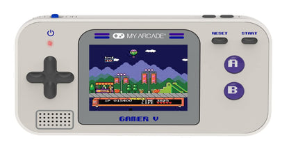 My Arcade Gamer V Classic-Purple: Portable Gaming System with 220 Games, 2.5" Color Display, Pocket Size (DGUN-3920)