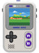 GAMER MINI CLASSIC 160 EN 1 GRIS ET VIOLET