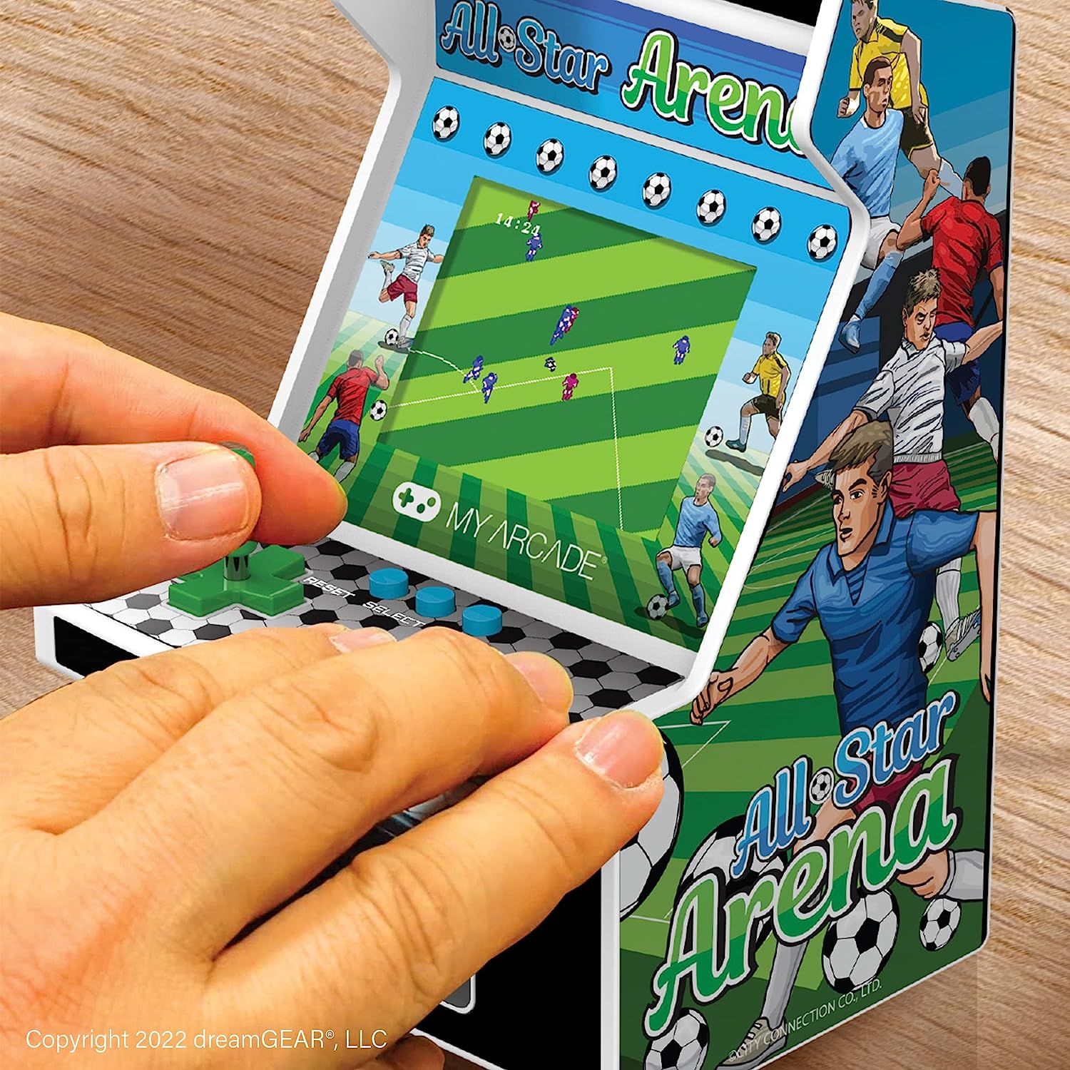 My Arcade All Star Arena Micro Player- Fully Portable Mini Arcade Machine with 307 Retro Games, 2.75" Screen