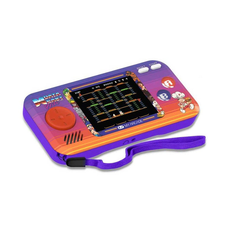 My Arcade Data East Hits Mini Arcade Games Console - Pocket Player Table Top Arcade Machine, Portable Handheld Game, Retro Gaming Console, Mini Retro Games Machines for Kids & Adults