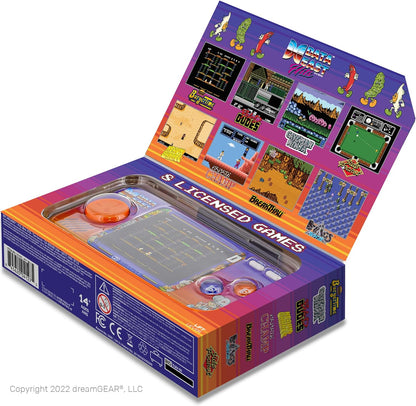 My Arcade Data East Hits Mini Arcade Games Console - Pocket Player Table Top Arcade Machine, Portable Handheld Game, Retro Gaming Console, Mini Retro Games Machines for Kids & Adults
