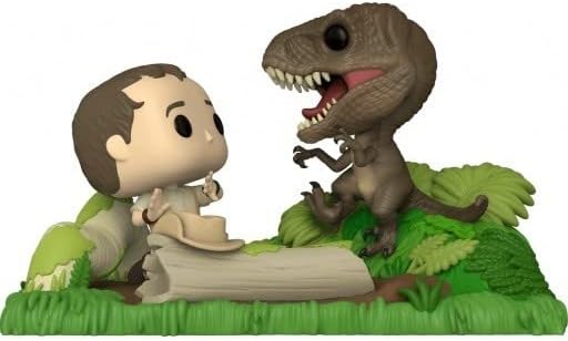 Jurassic Park POP! Moment Vinyl Figurine Muldoon Raptor Hunt 9 cm