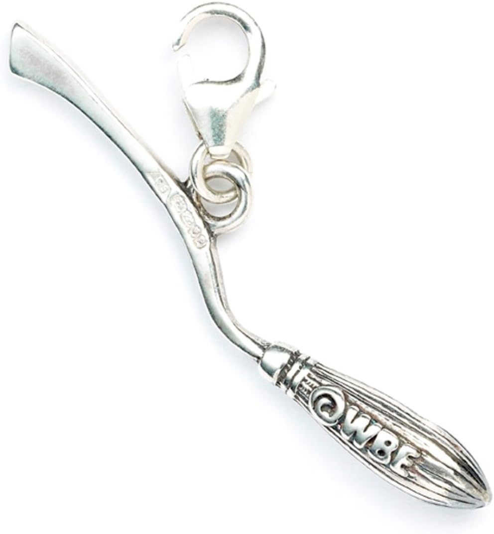 The Carat Shop Official Harry Potter Jewellery Nimbus 2000 Broomstick Clip on Charm