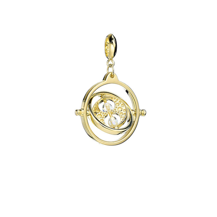 Official Harry Potter Gold Plated Time Turner Slider Charm Embellished Swarovski® Crystals by The Carat Shop