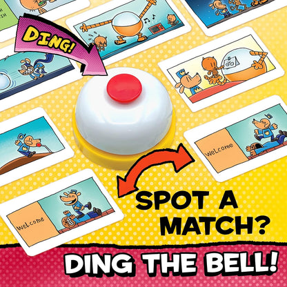 University Games | Dog Man Flip-o-Rama Card Matching Game, Based on The Dog Man Books Series, for 2 or More Players Ages 6 and Up
