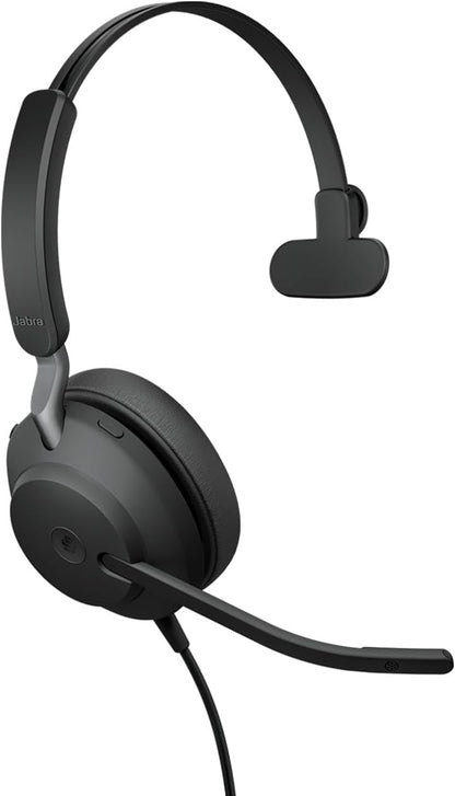 Jabra Evolve2 40 SE USB-C Monaural MS Black