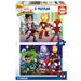 Educa - Set de 2 puzzles infantiles con 48 piezas de cartón | Spidey & Amazing Friends, Marvel. A partir de 4 5 6 años (19678