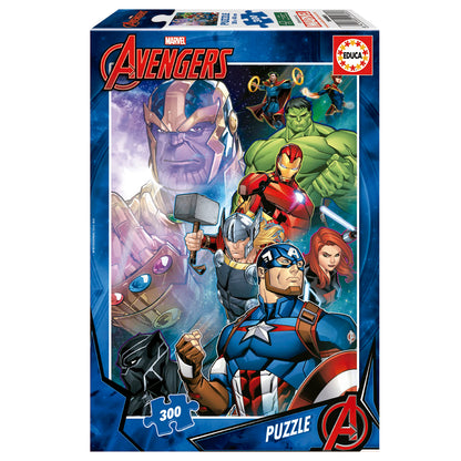 Educa - Puzzle 300 Teile | Avengers. Puzzle für Kinder ab 6 Jahren, Marvel, Comic, Superhelden (19680