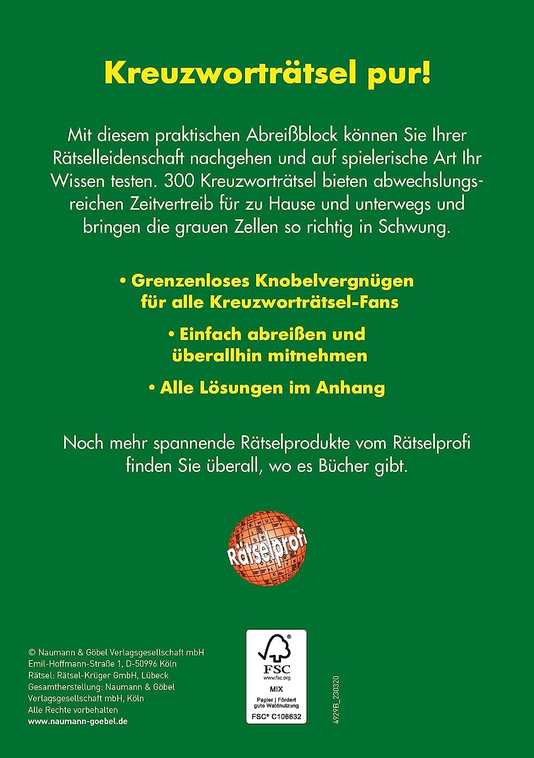 Dicke Kreuzwortratsel-Block Band 31 - (German Import)