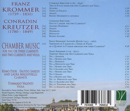 Music for 2 Or 3 Clarinets & 2 Clarinets and Viola