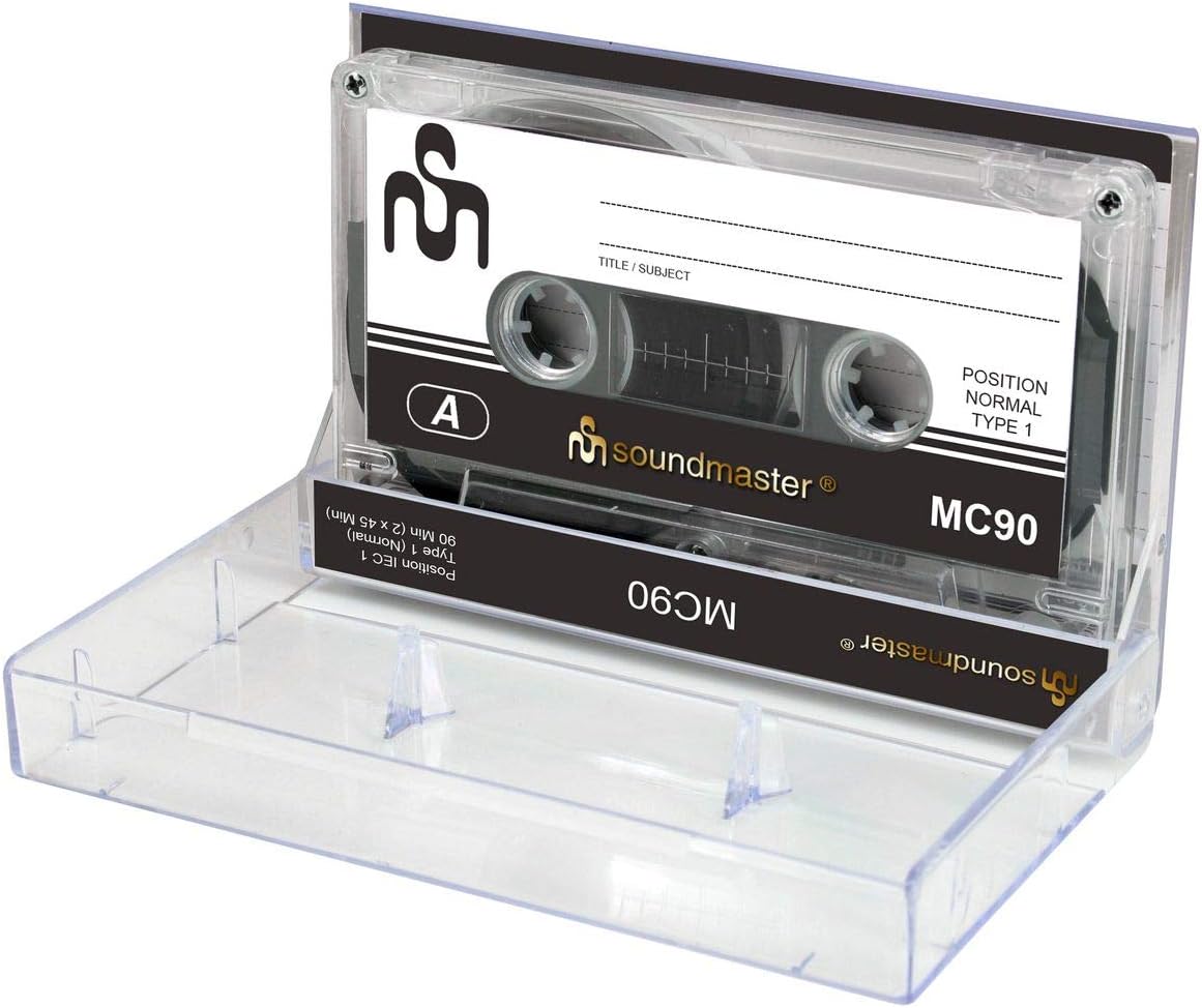 Soundmaster: Cassette Tapes 90 Minutes, Bundle Packaging (5 Pieces)