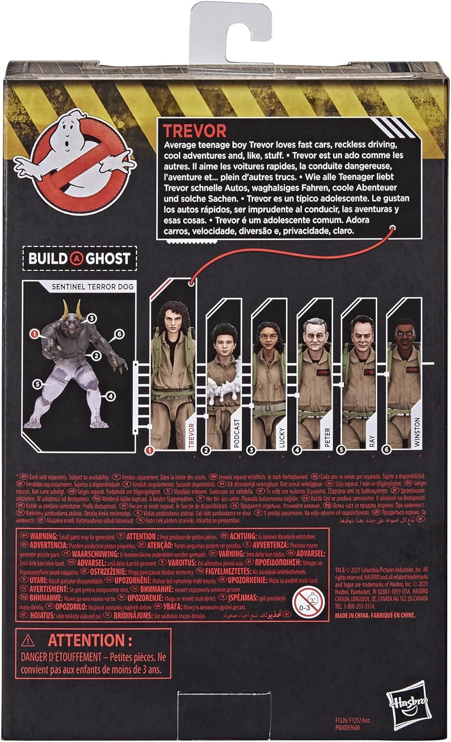 Ghostbusters Hasbro Plasma Series Trevor Toy 6-Inch-Scale Collectible Afterlife Action Figure with Accessories, Kids Ages 4 and Up (F1326