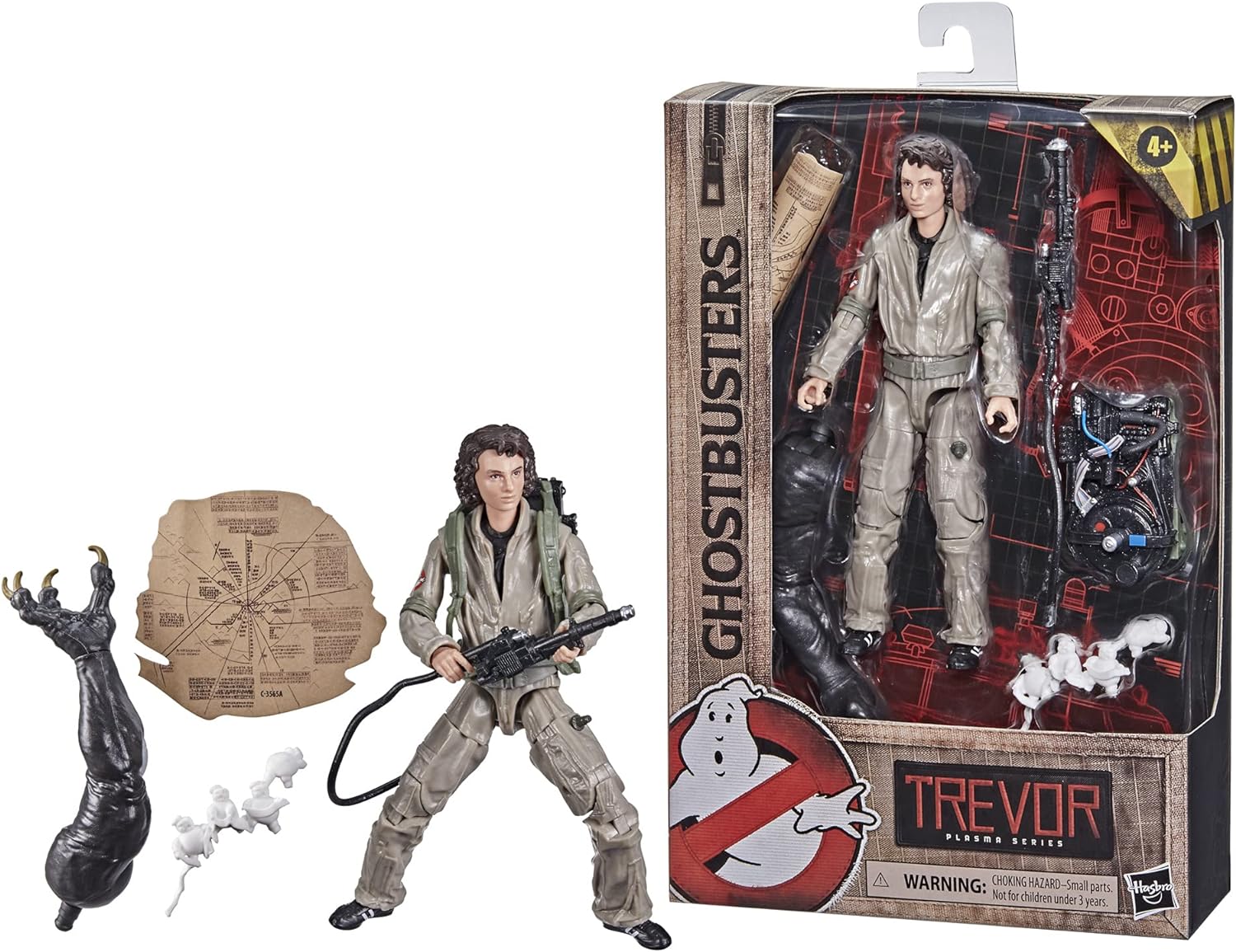 Ghostbusters Hasbro Plasma Series Trevor Toy 6-Inch-Scale Collectible Afterlife Action Figure with Accessories, Kids Ages 4 and Up (F1326