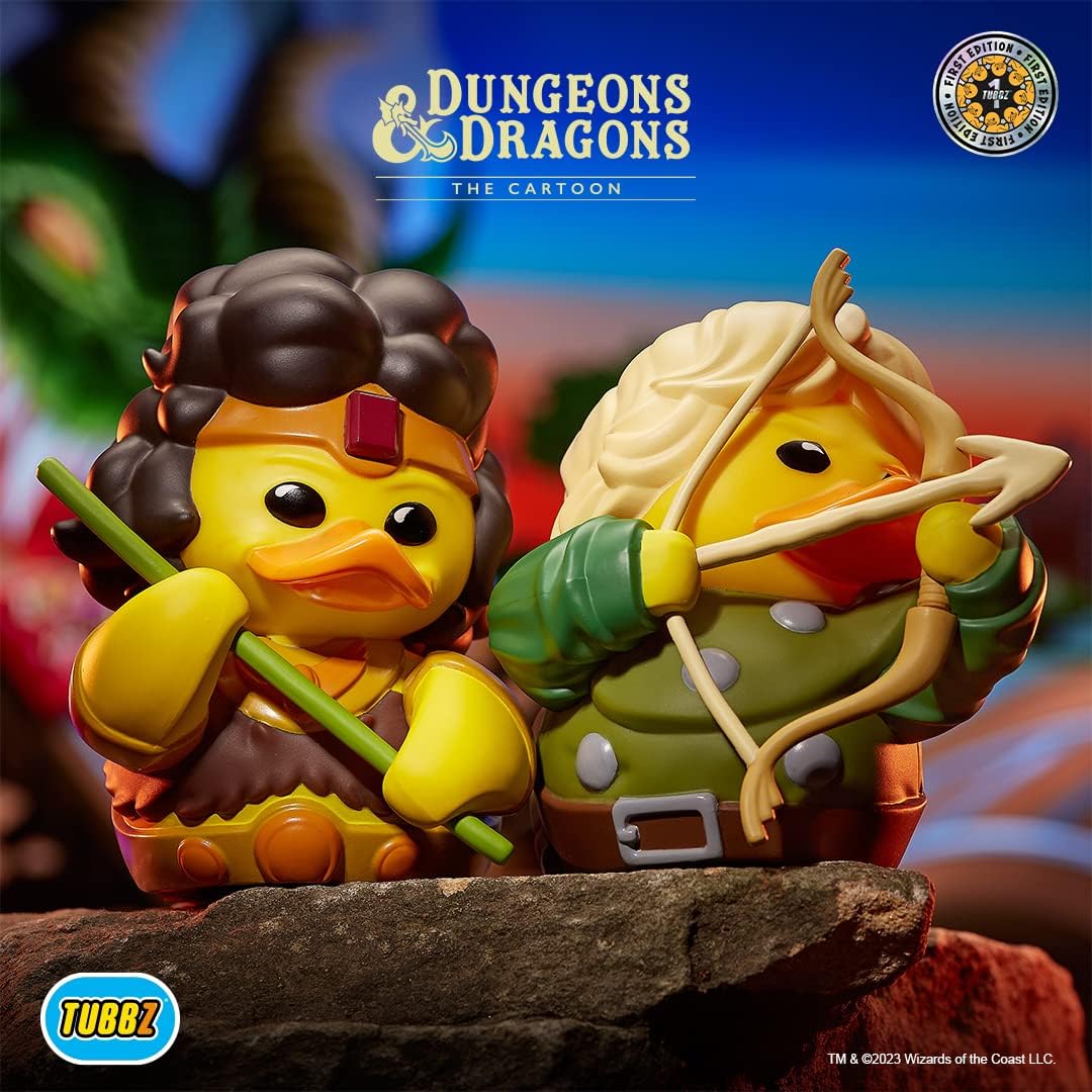 TUBBZ First Edition Figurine de Canard Diana l'Acrobat à Collectionner en Caoutchouc Vinyle – Produit Officiel Donjons et Dragons – TV, Films et Jeux vidéo