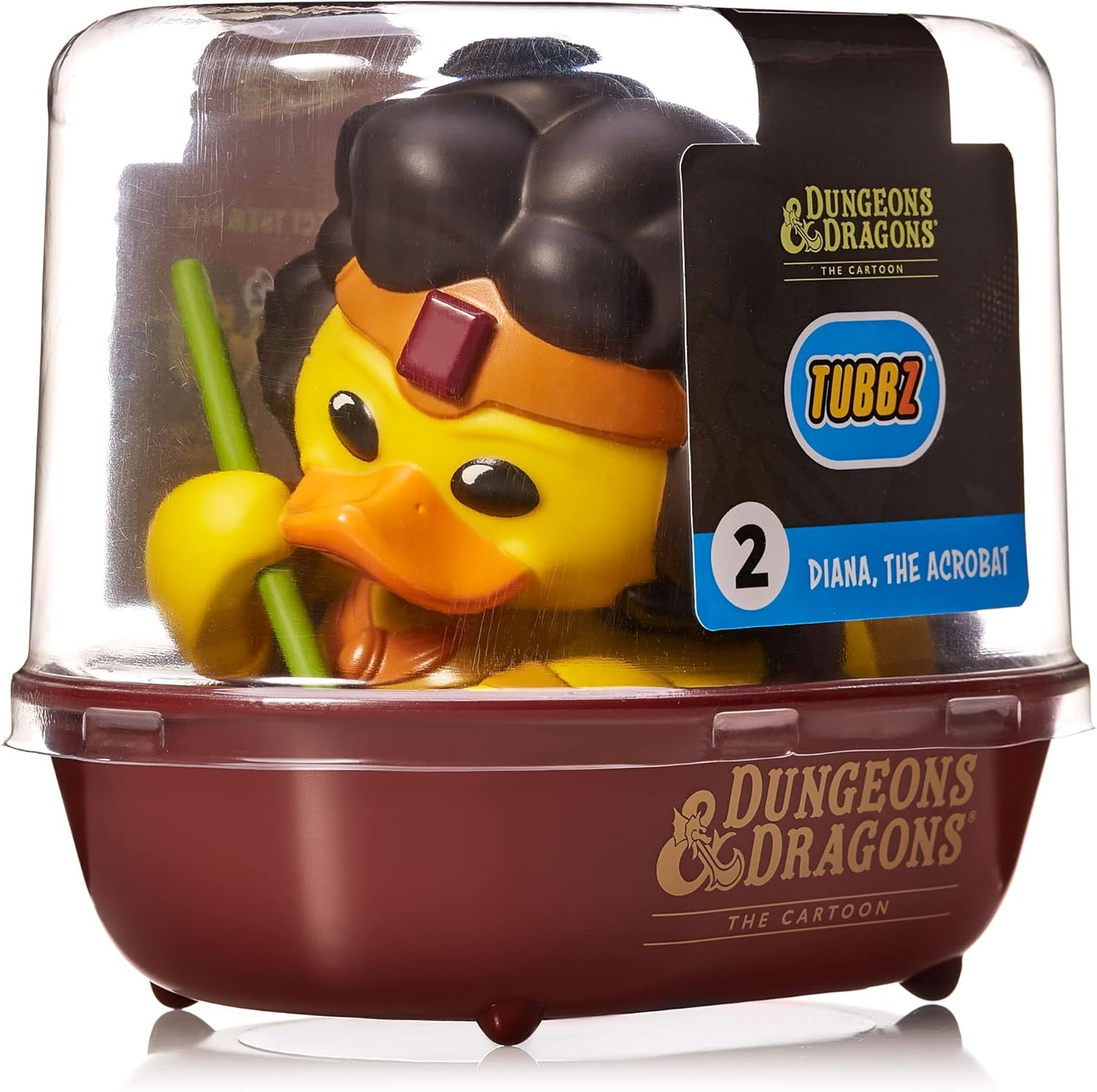 TUBBZ First Edition Figurine de Canard Diana l'Acrobat à Collectionner en Caoutchouc Vinyle – Produit Officiel Donjons et Dragons – TV, Films et Jeux vidéo