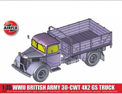 Airfix - 1/35 Wwii British Army 30-cwt 4x2 Gs Truck (8/23) *