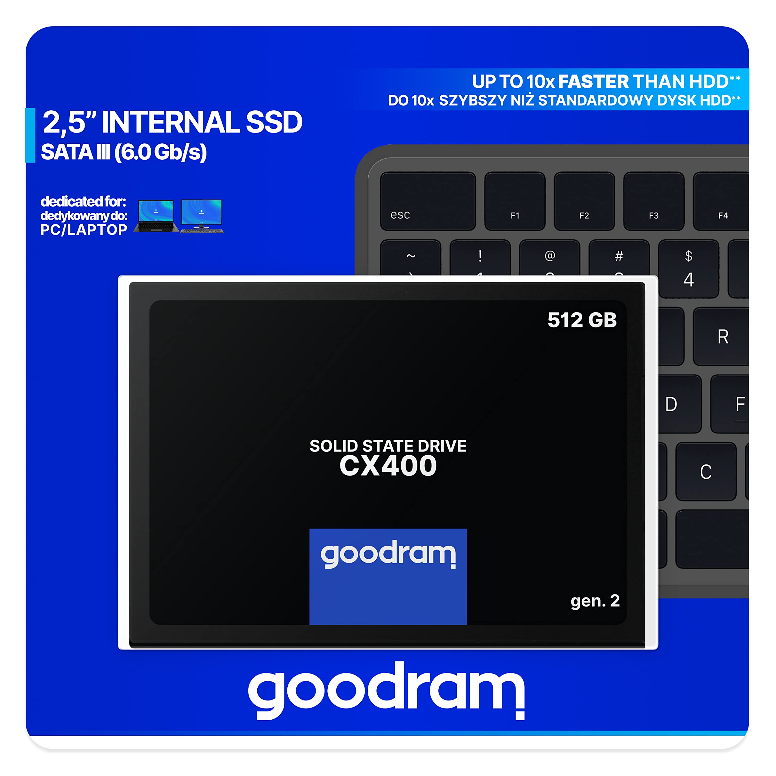 GoodRam SSD CX400 512GB SATA3