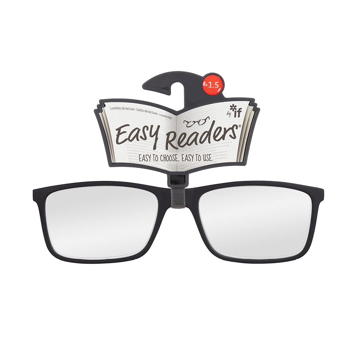 IF Easy Readers - Sporty Black/Clear +1.5 (M