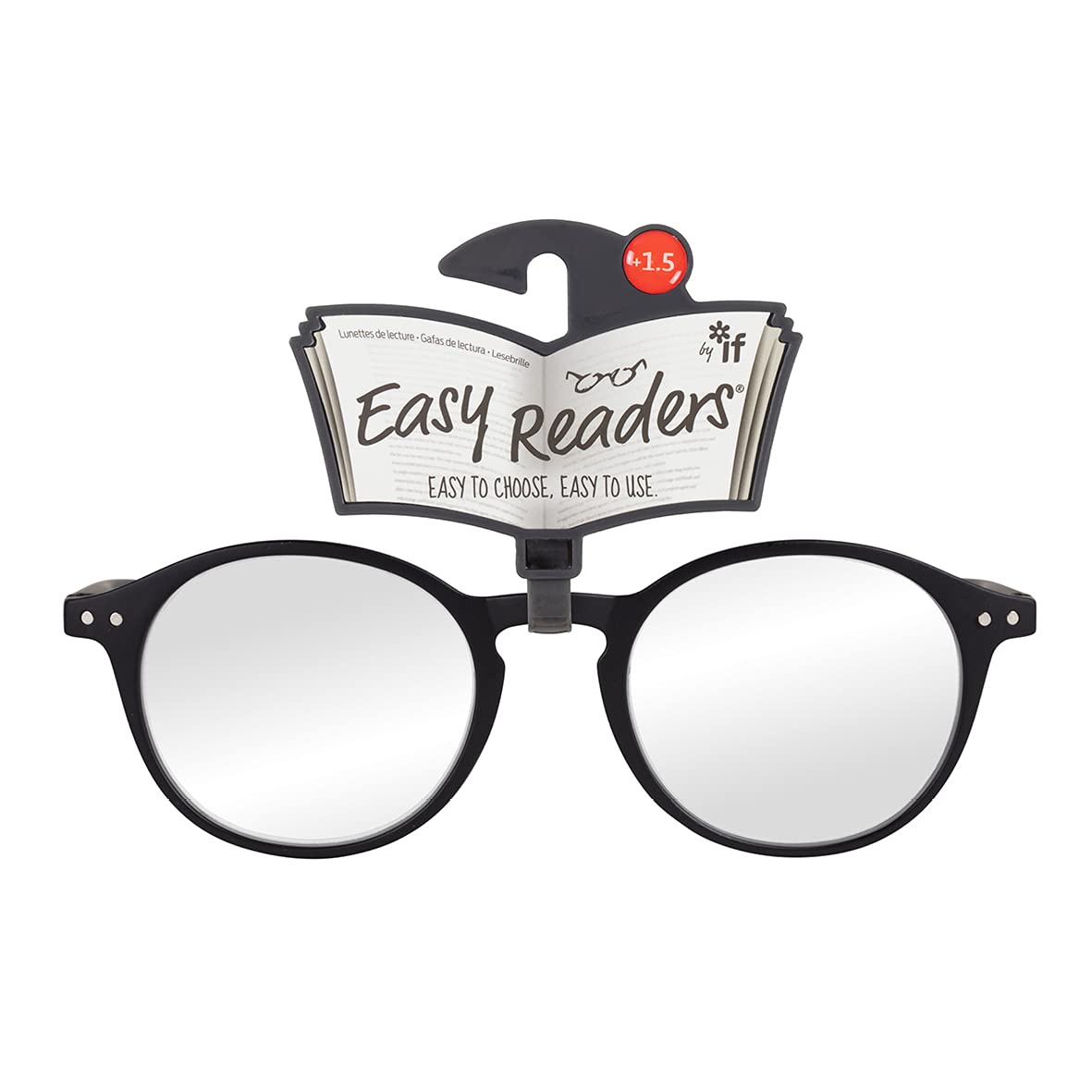 IF Easy Readers - Round Black +1.5 (U