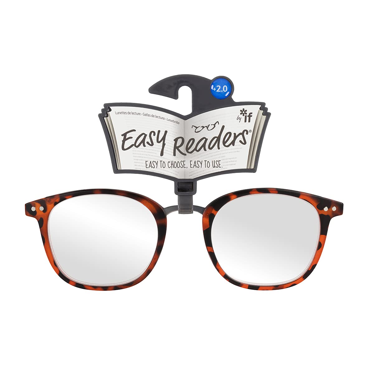 IF Easy Readers - Metal Bridge Tortoiseshell +2.0 (U