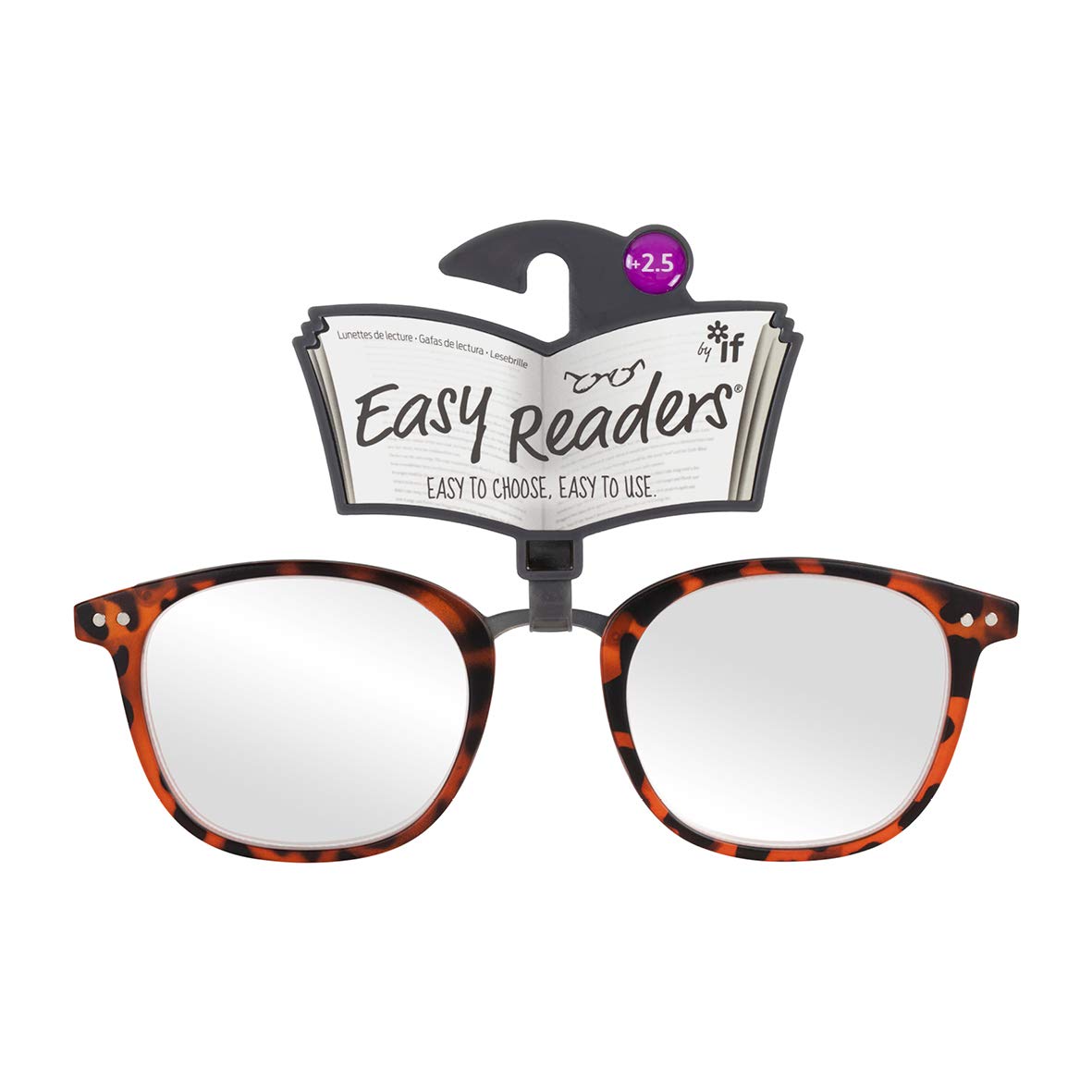IF Easy Readers - Metal Bridge Tortoiseshell +2.5 (U